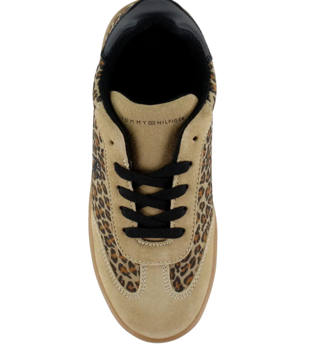 Tommy Hilfiger Sneakers|Børnesko Og Babysko*Sko - Low Cut Lace-Up - Taupe/Beige