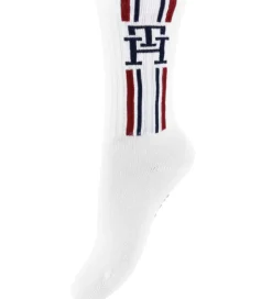 Strømper-Tommy Hilfiger Strømper - 3-pak - Hvid/Navy m. Striber