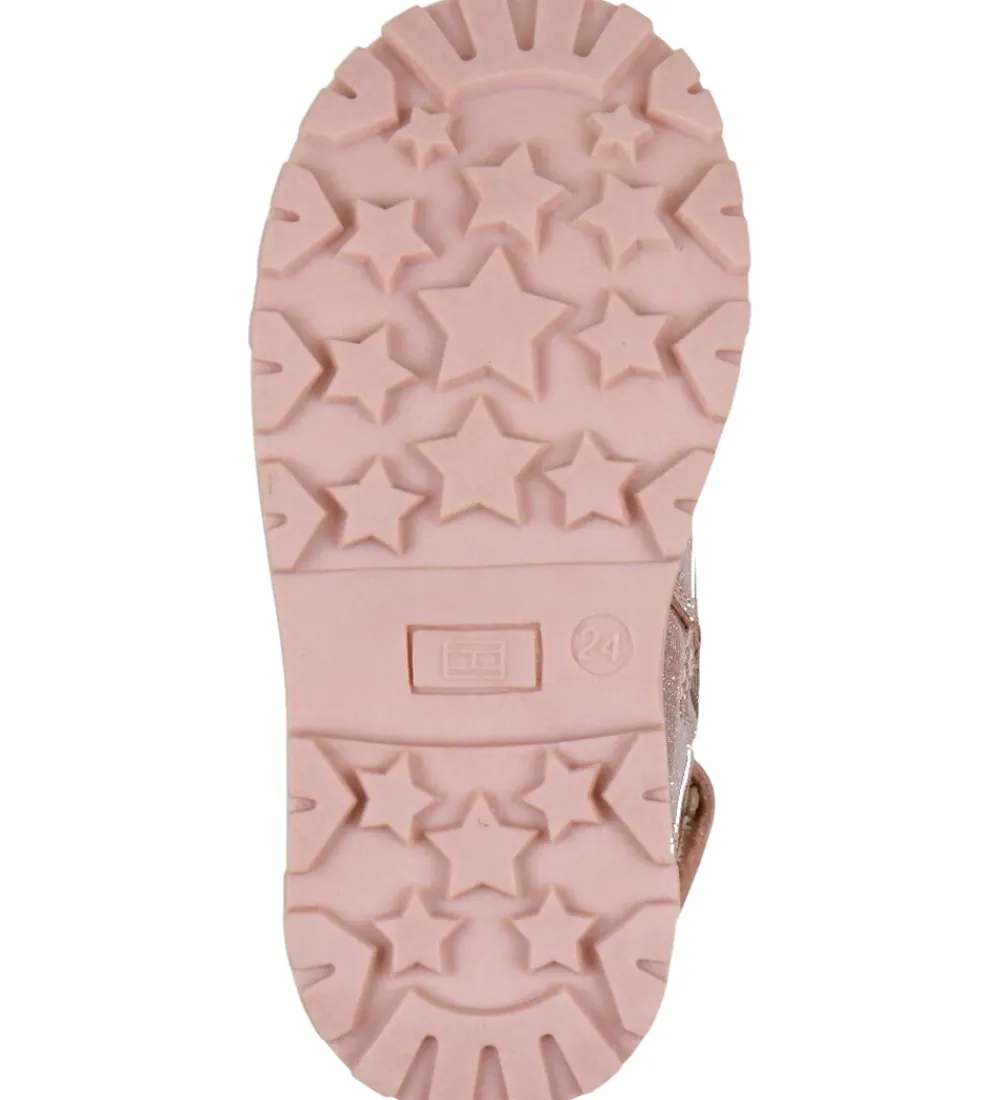 Tommy Hilfiger Støvler*Støvler - Lace-Up - Pink/Glitter