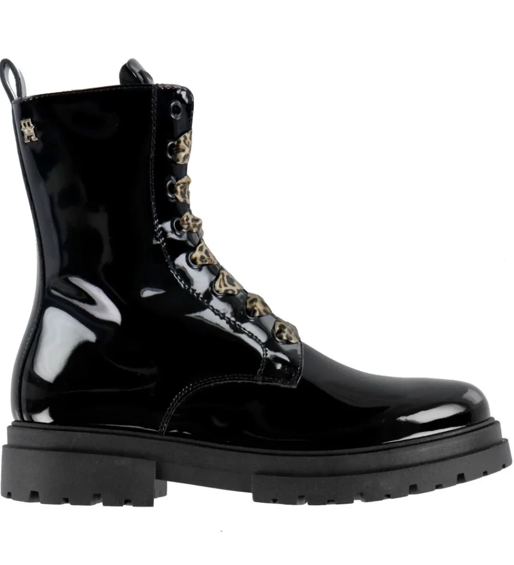 Tommy Hilfiger Støvler*Støvler - Lace-Up - Sort