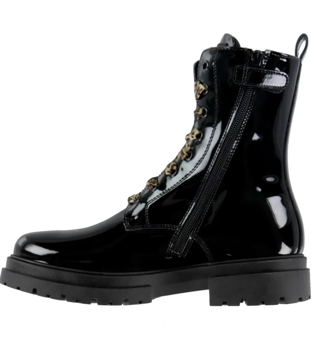 Tommy Hilfiger Støvler*Støvler - Lace-Up - Sort