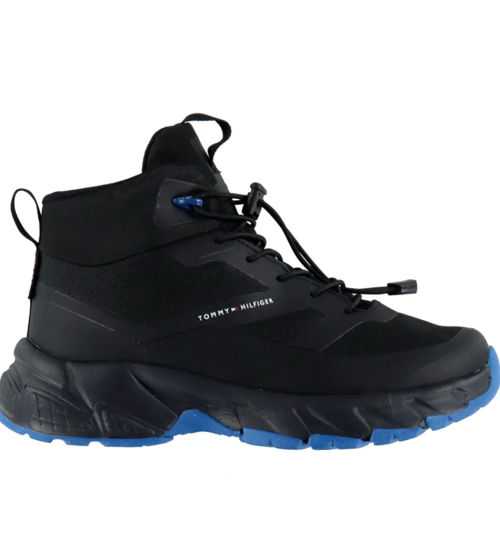 Tommy Hilfiger Støvler*Støvler - Tex - Mid Lace-Up - Sort