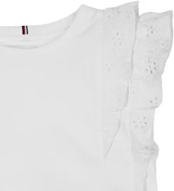 Toppe-Tommy Hilfiger Top - Broderie Anglaise - Hvid