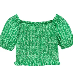 Tommy Hilfiger Toppe*Top - Printed Smock - Radiant Green