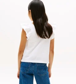 Toppe-Tommy Hilfiger Top - Ruffle - Hvid