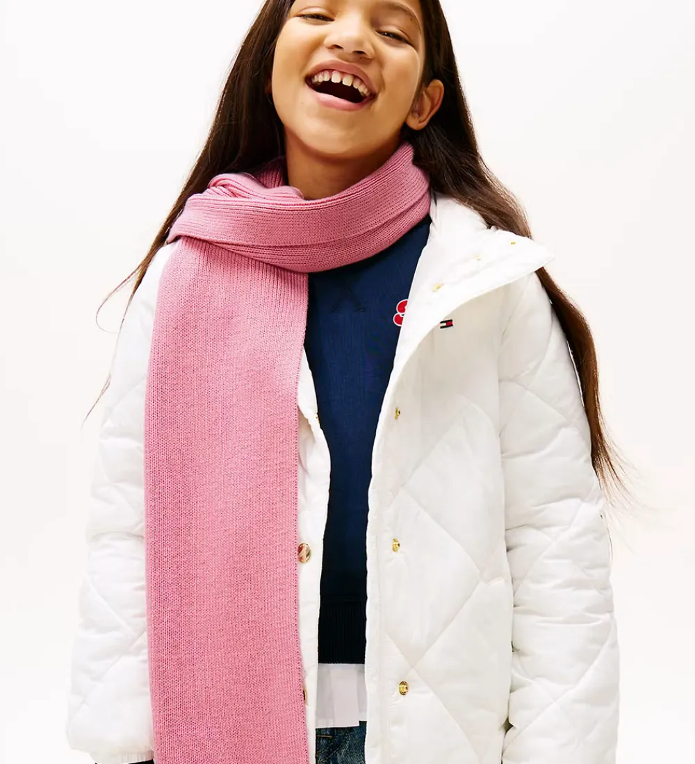 Tørklæder-Tommy Hilfiger Tørklæde - Strik - Mystic Pink