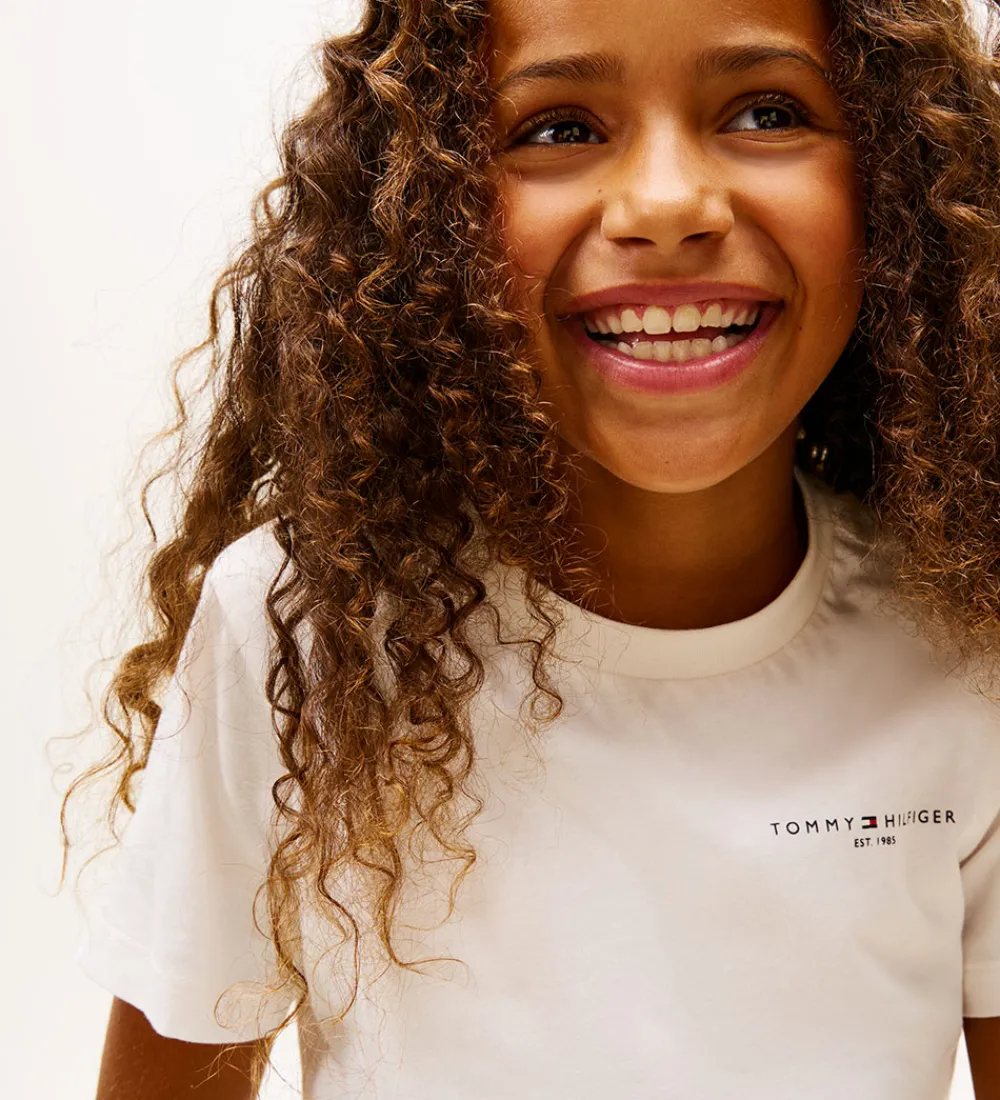 Tommy Hilfiger T-Shirts*T-shirt - Mini Corp - Ancient White
