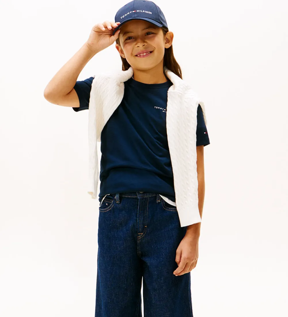 T-Shirts-Tommy Hilfiger T-shirt - Mini Corp - Dark Night Navy