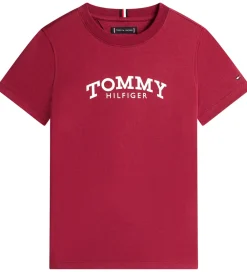 T-Shirts-Tommy Hilfiger T-shirt - Monotype - Rich Cherrry/Purple