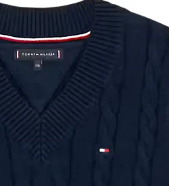 Veste-Tommy Hilfiger Vest - Strik - Dark Night Navy