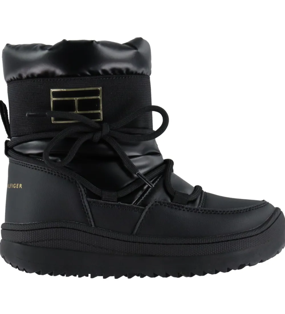 Vinterstøvler-Tommy Hilfiger Vinterstøvler - Sort