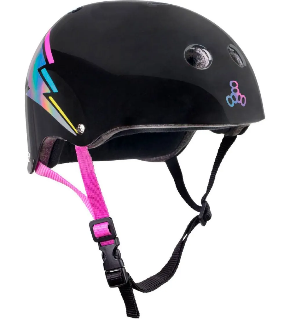 Triple Eight Skaterhjelme*Hjelm - Certified Sweatsaver - Black Hologram
