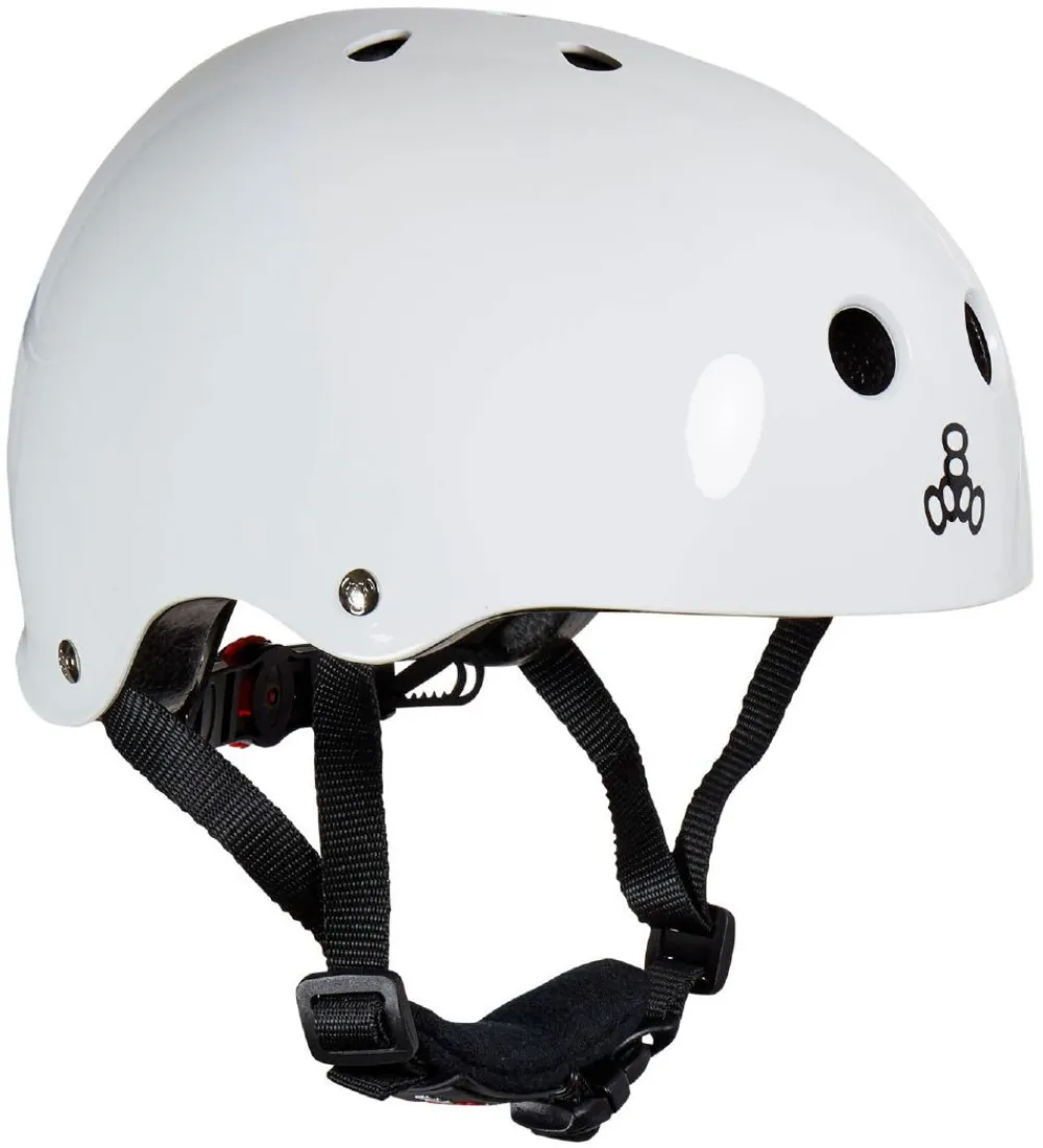 Triple Eight Skaterhjelme*Hjelm - Lil 8 - White Glossy