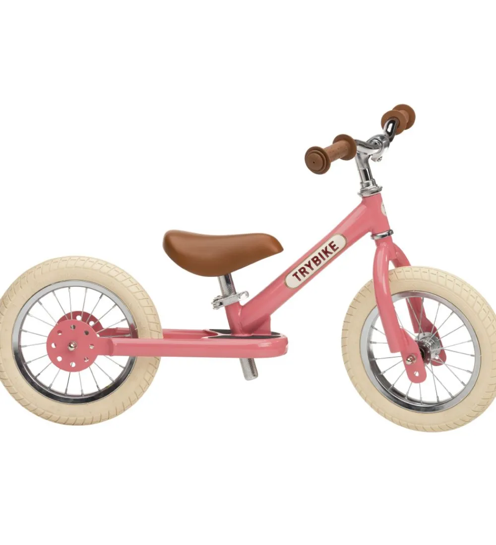 Løbecykler-TryBike Løbecykel - Steel - Rosa