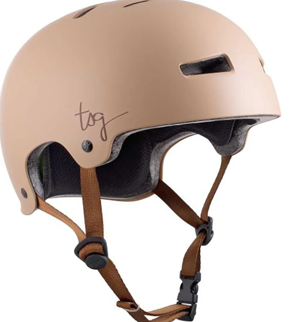 Børnesikkerhed|Skaterhjelme-TSG Cykelhjelm - Evolution - Satin Desert Dust
