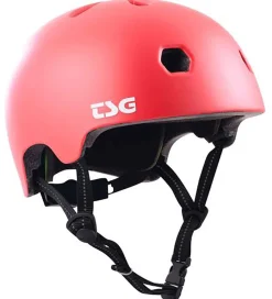 TSG Børnesikkerhed|Skaterhjelme*Cykelhjelm - Meta Solid Color - Satin Gentle Red