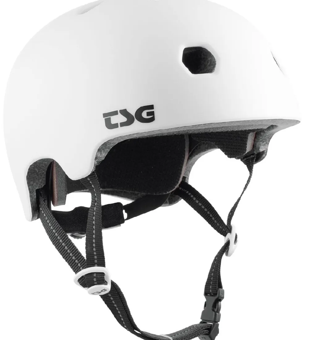 Skaterhjelme|Cykelhjelme-TSG Cykelhjelm - Meta Solid Color - Satin White