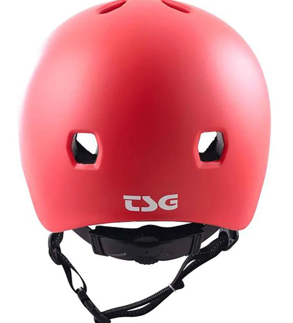 TSG Børnesikkerhed|Skaterhjelme*Cykelhjelm - Meta Solid Color - Satin Gentle Red