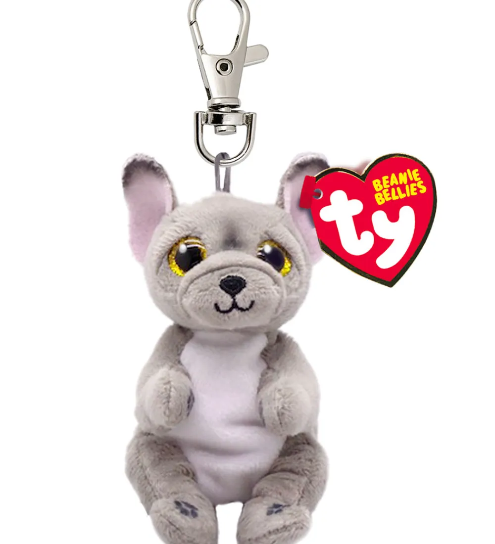 Nøgleringe-Ty Nøglering m. Bamse - Beanie Bellies - 10 cm - Wilfred