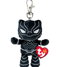 Nøgleringe-Ty Nøglering m. Bamse - Beanie Babies - 10 cm - Marvel Black Pan