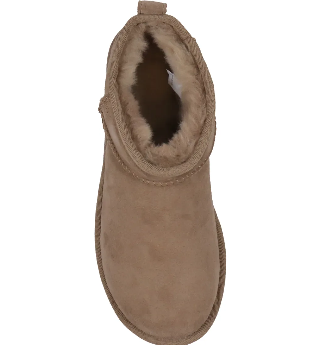 UGG Bamsestøvler*Bamsestøvler - Classic Ultra Mini - Rocky Oak