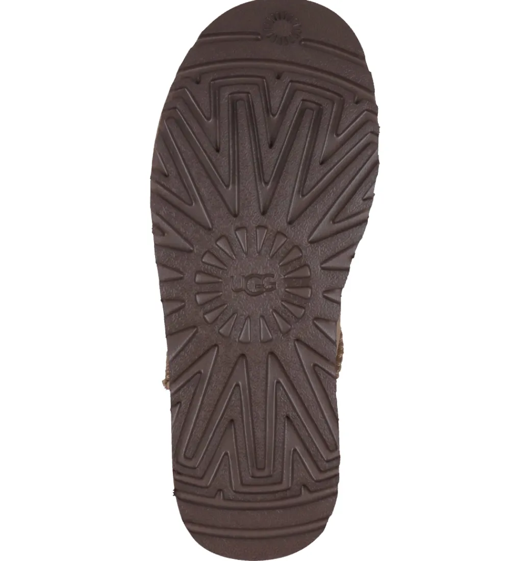UGG Bamsestøvler*Bamsestøvler - Classic Ultra Mini - Rocky Oak