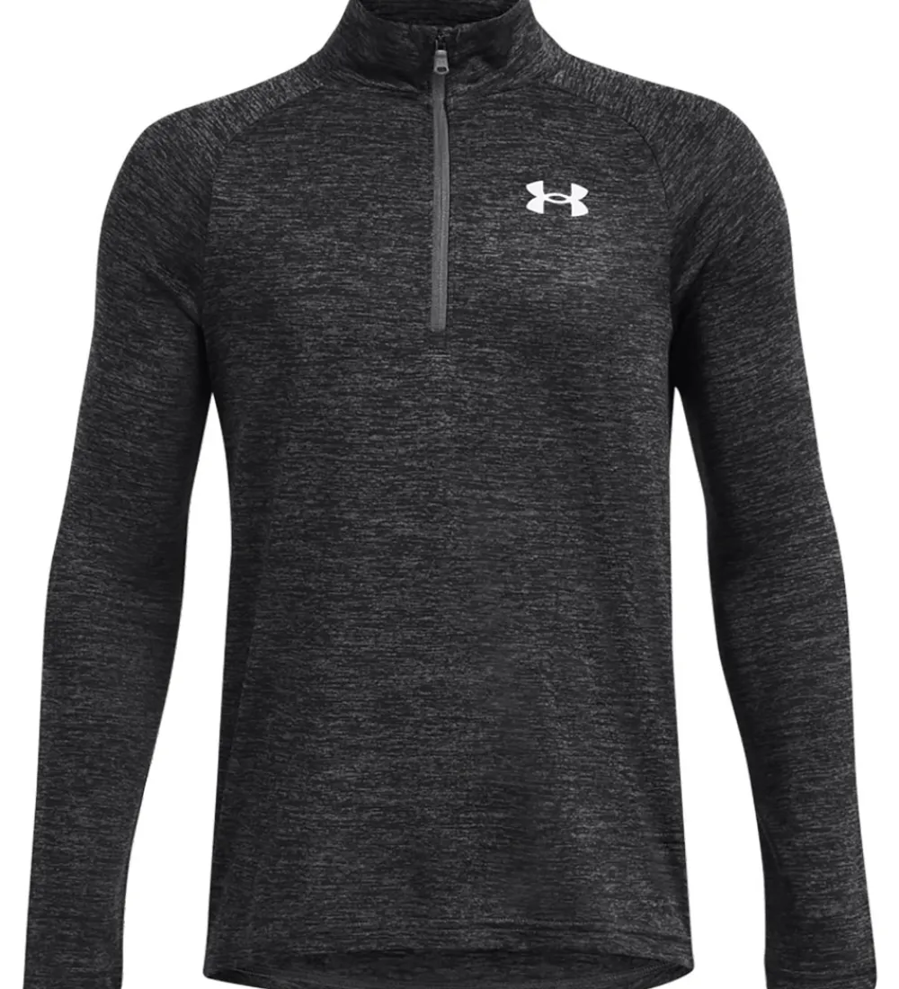 T-Shirts Og Toppe-Under Armour Bluse m. Lynlås - Tech 2.0 - Castlerock