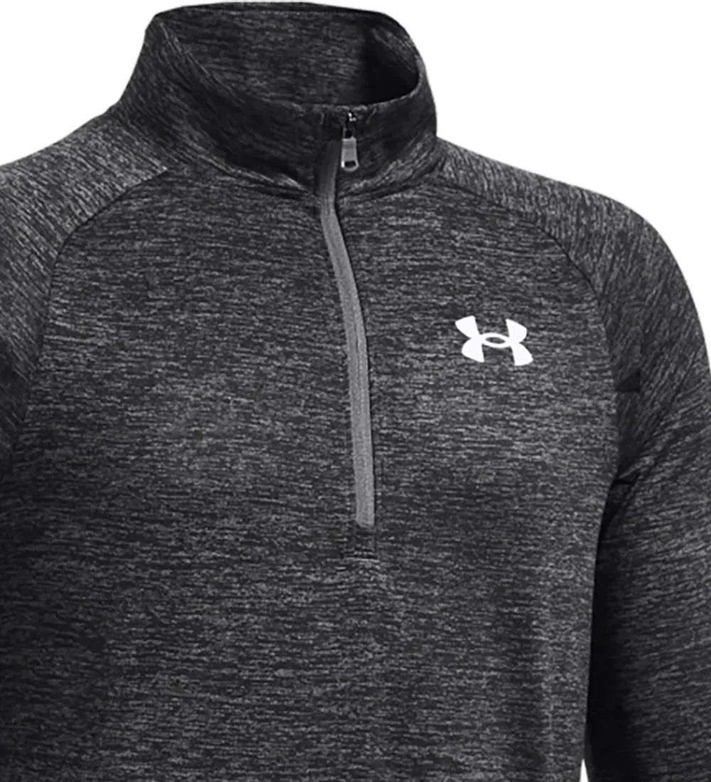 T-Shirts Og Toppe-Under Armour Bluse m. Lynlås - Tech 2.0 - Castlerock