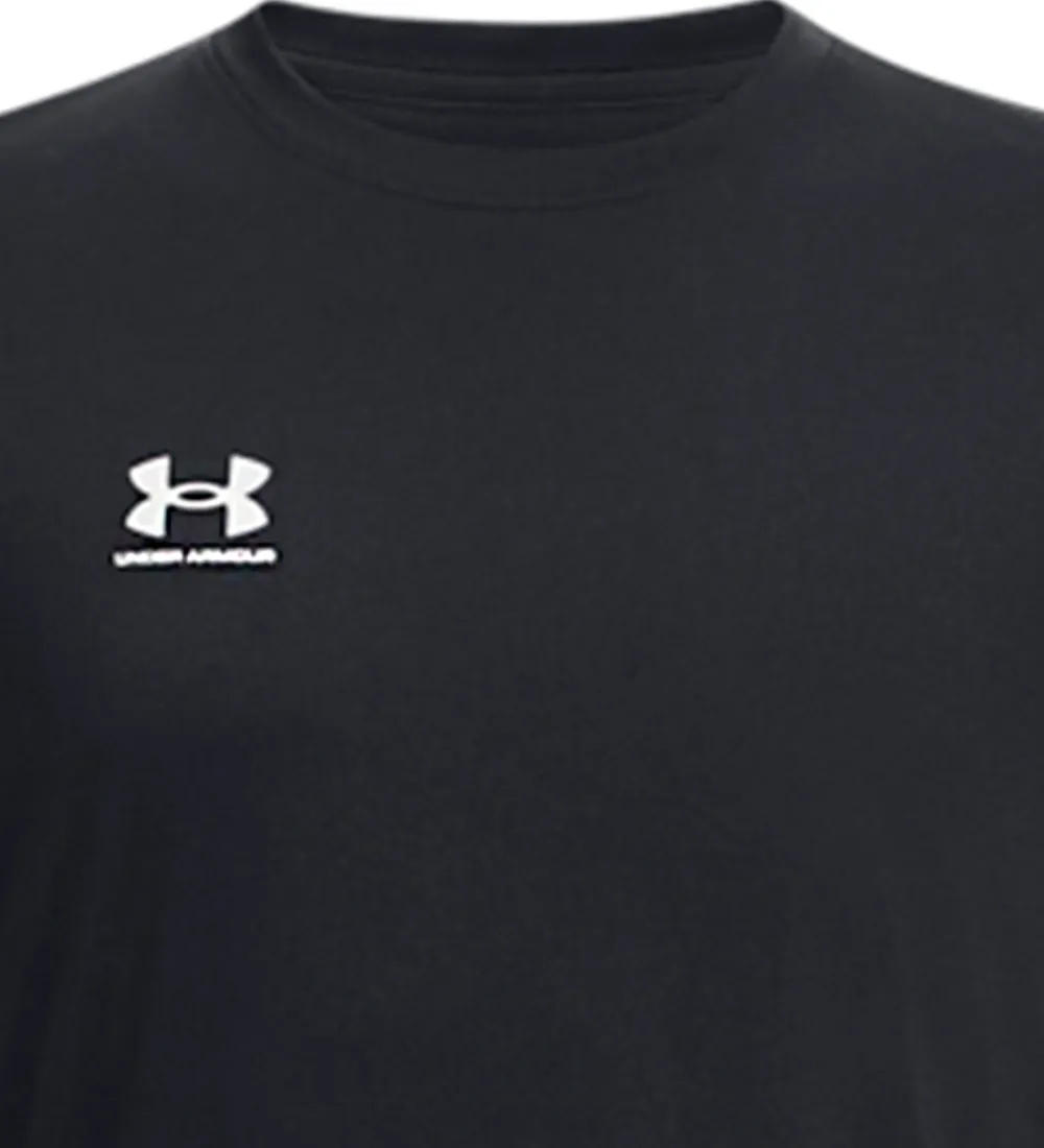 T-Shirts Og Toppe-Under Armour T-shirt - B's Challenger Train - Sort