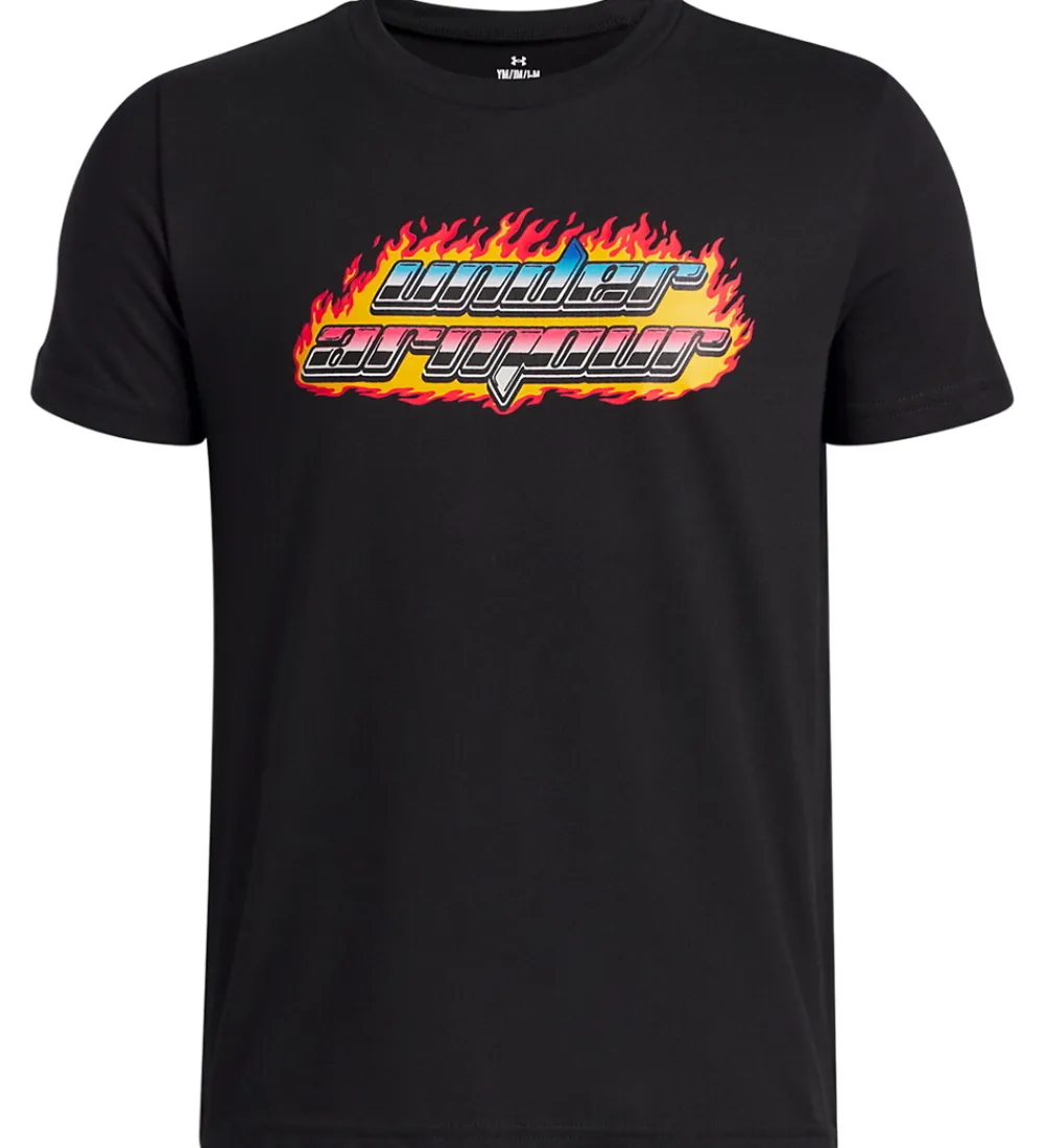 T-Shirts Og Toppe-Under Armour T-shirt - Flame Wordmark