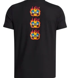 T-Shirts Og Toppe-Under Armour T-shirt - Flame Wordmark