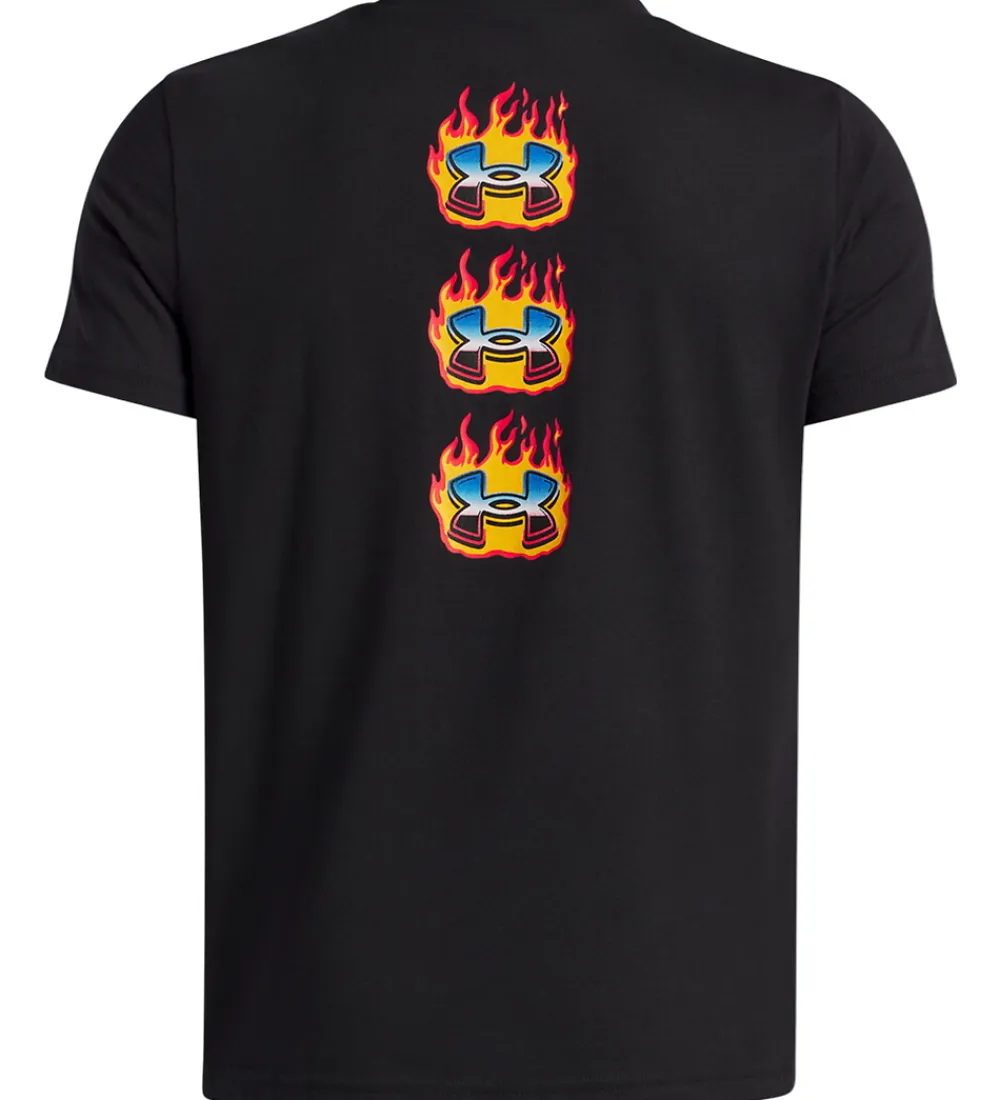 T-Shirts Og Toppe-Under Armour T-shirt - Flame Wordmark