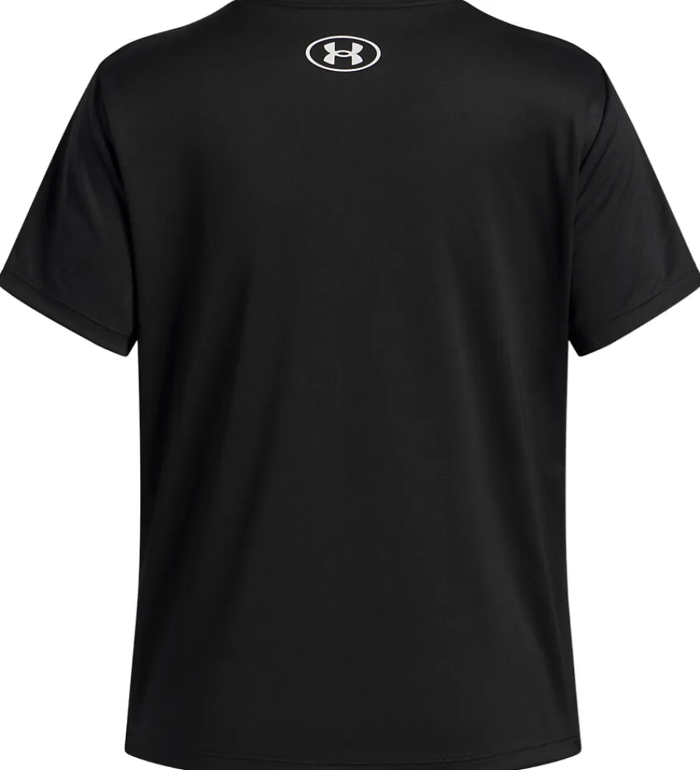 Under Armour T-Shirts Og Toppe|Træning Og Gymnastik*T-shirt - Tech Varsity - Sort m. Print
