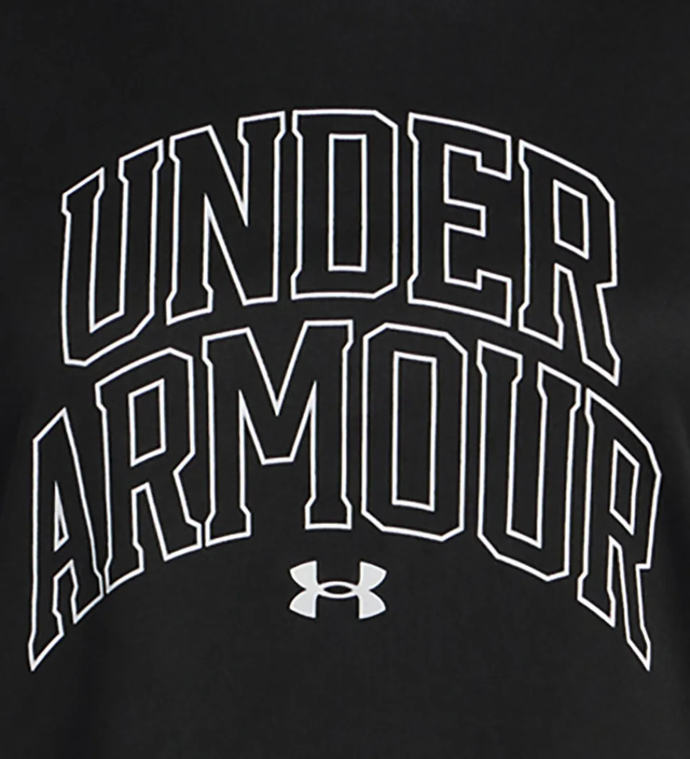 Under Armour T-Shirts Og Toppe|Træning Og Gymnastik*T-shirt - Tech Varsity - Sort m. Print