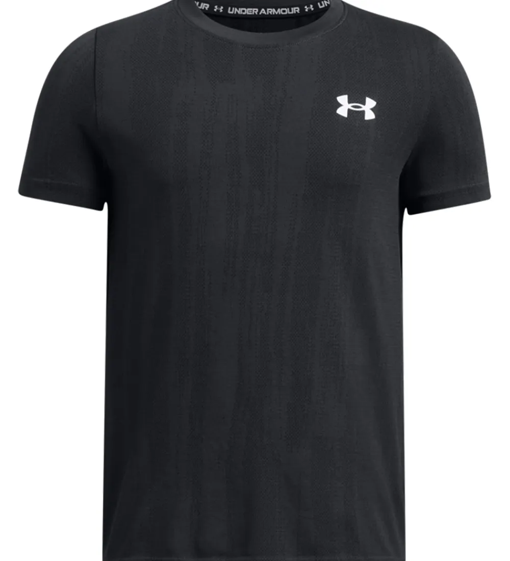 T-Shirts Og Toppe-Under Armour T-shirt - Vanish Seamless - Sort