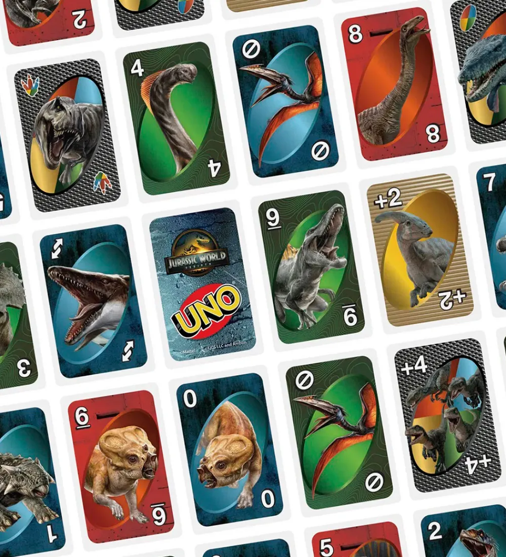 Spil-UNO Kortspil - Jurassic World Rebirth