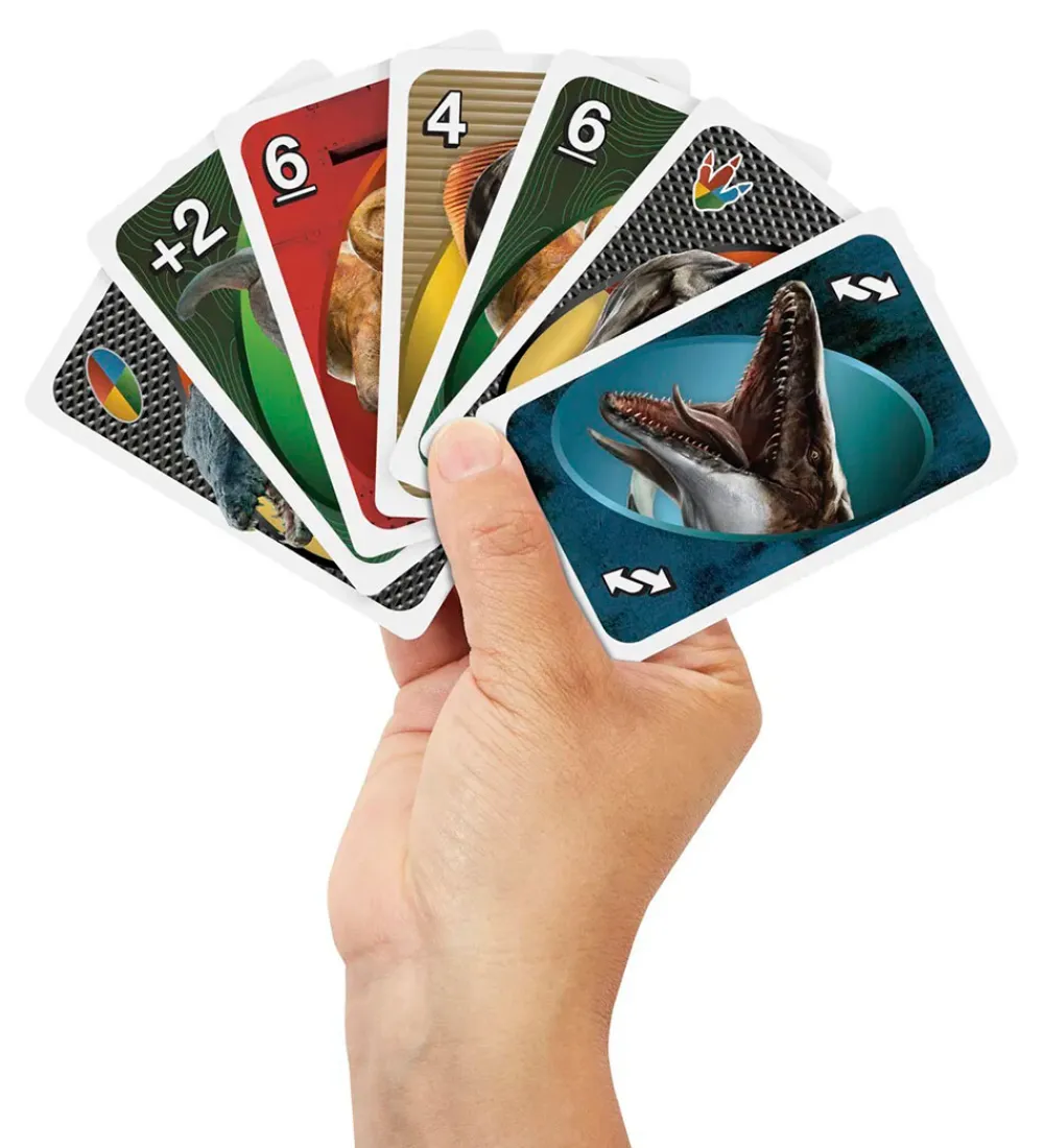 Spil-UNO Kortspil - Jurassic World Rebirth