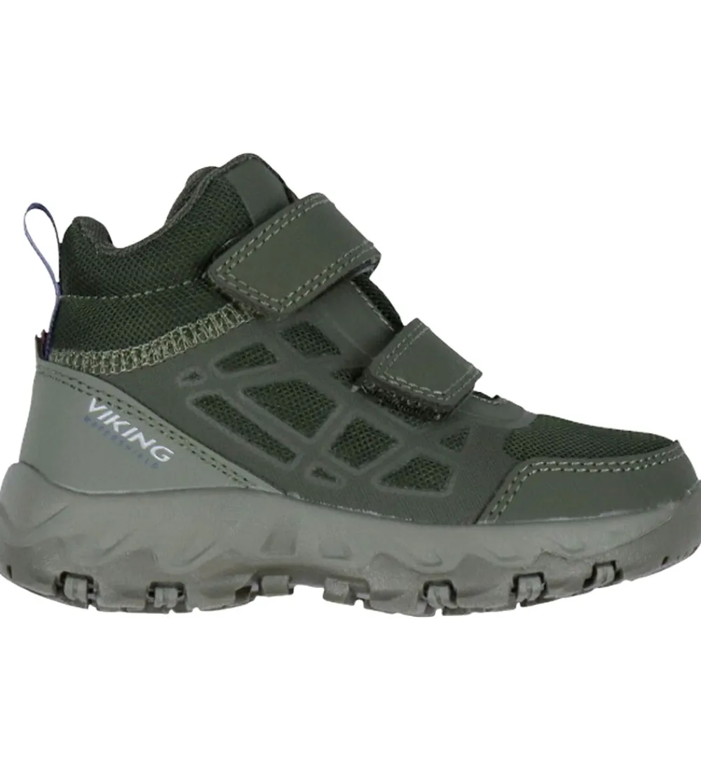 Viking Støvler*Støvler - Track Mid WP 2V - Olive