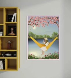 Plakater Og Billeder-Vissevasse Billederamme - Træ - 50x70 cm - Rosa