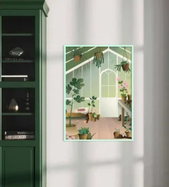 Vissevasse Plakater Og Billeder*Billederamme - Træ - 50x70 cm - Spring Green