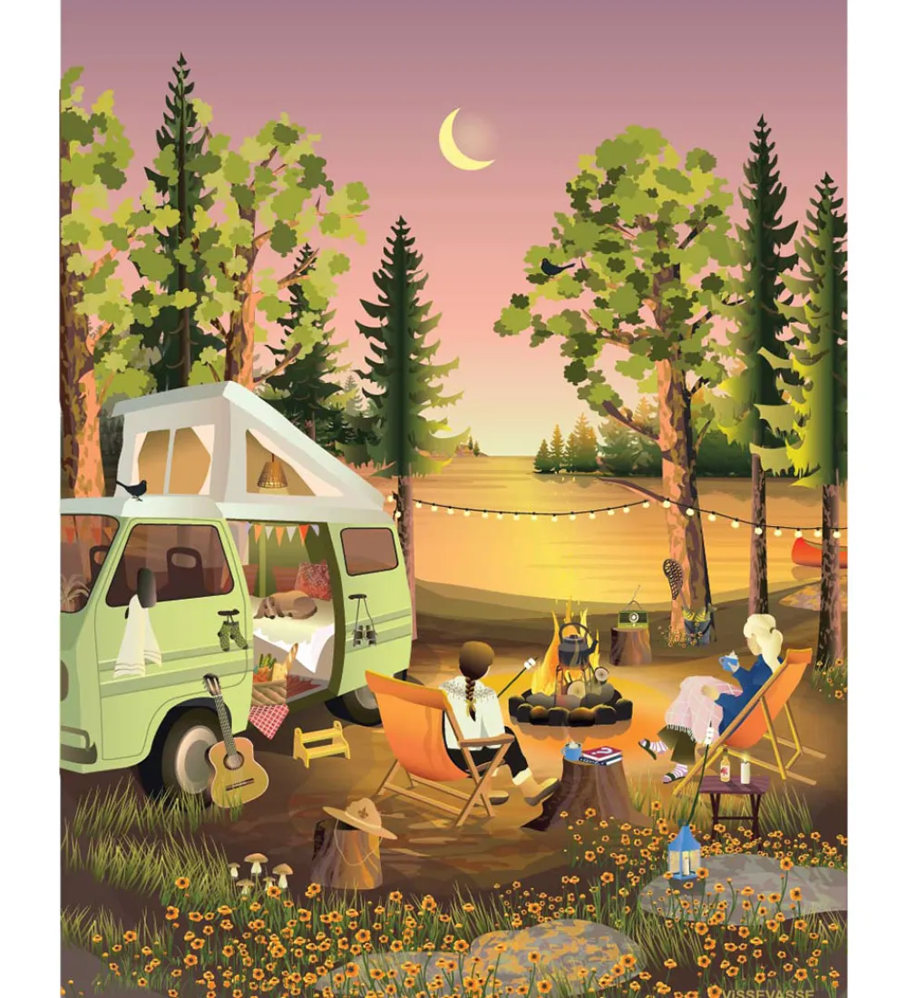 Plakater Og Billeder-Vissevasse Plakat - 50x70 cm - Van Life