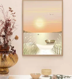 Plakater Og Billeder-Vissevasse Plakat - 30x40 cm - Dunes
