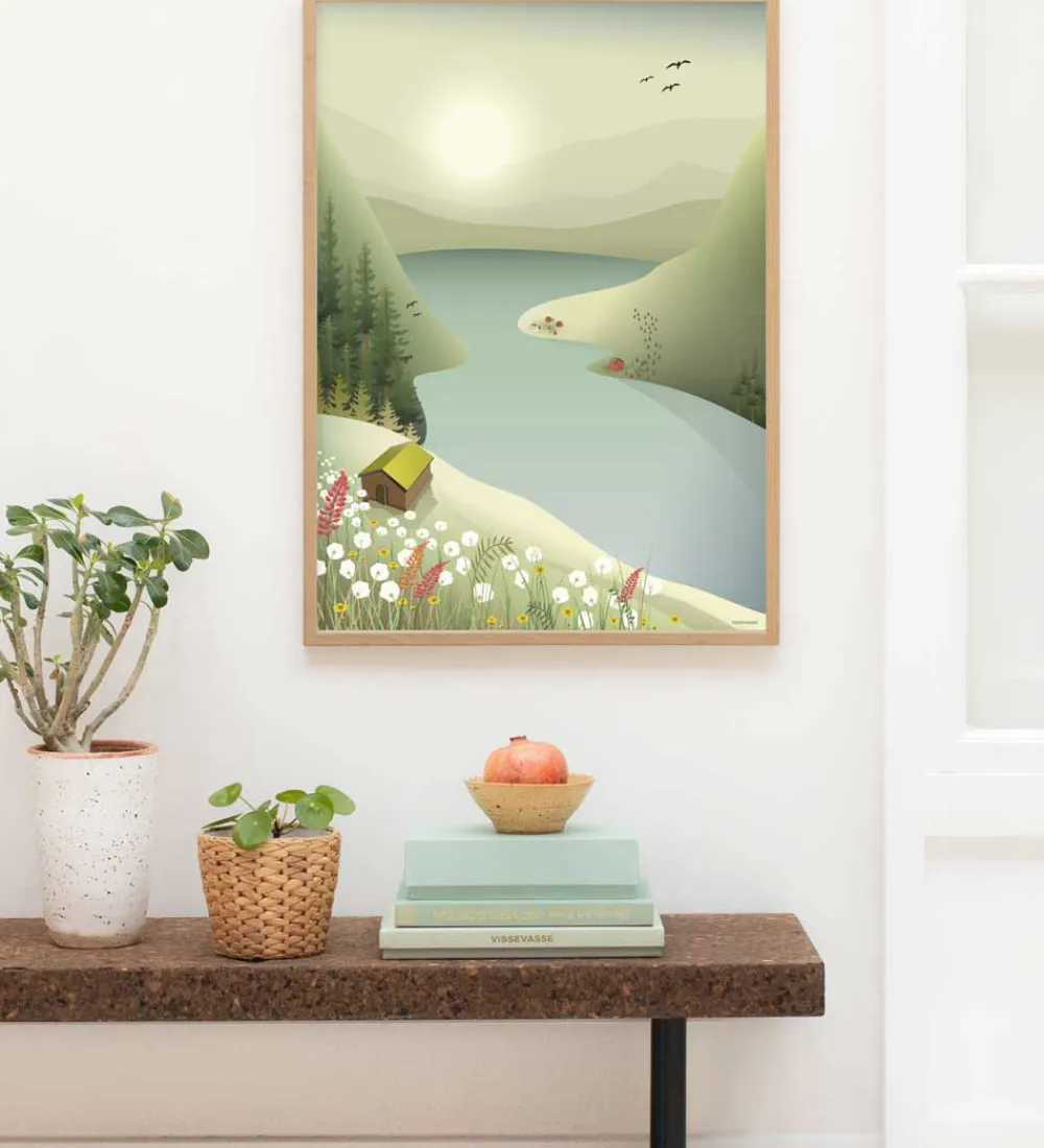 Vissevasse Plakater Og Billeder*Plakat - 30x40 cm - Mountains