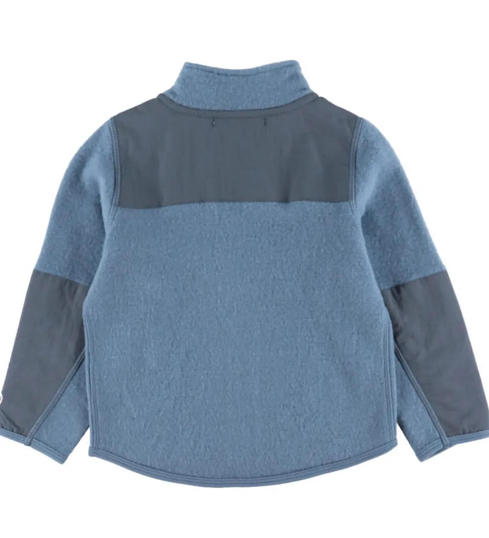 Voksi Fleece|Basis*Fleecejakke - Uld - Blue Bell