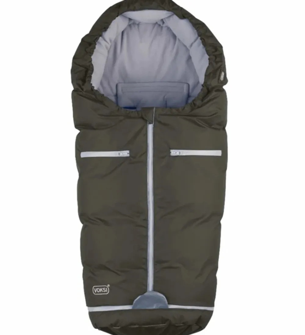 Køreposer-Voksi Kørepose - Active - 100/125 cm - Olivengrøn/Grå