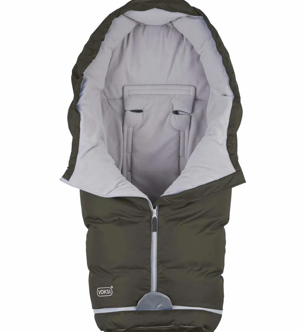 Køreposer-Voksi Kørepose - Active - 100/125 cm - Olivengrøn/Grå