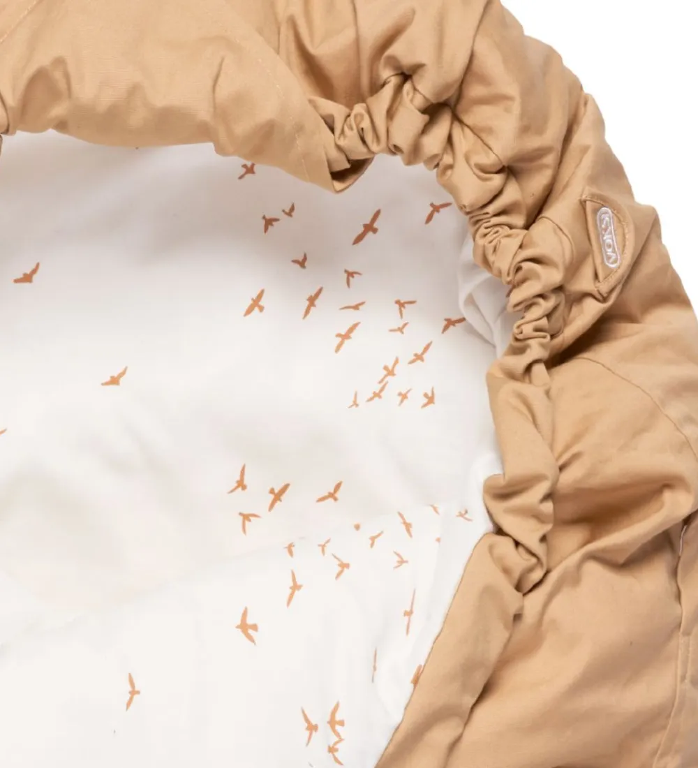 Voksi Køreposer*Kørepose - Classic+ - 80/110 cm - Warm Beige Flying