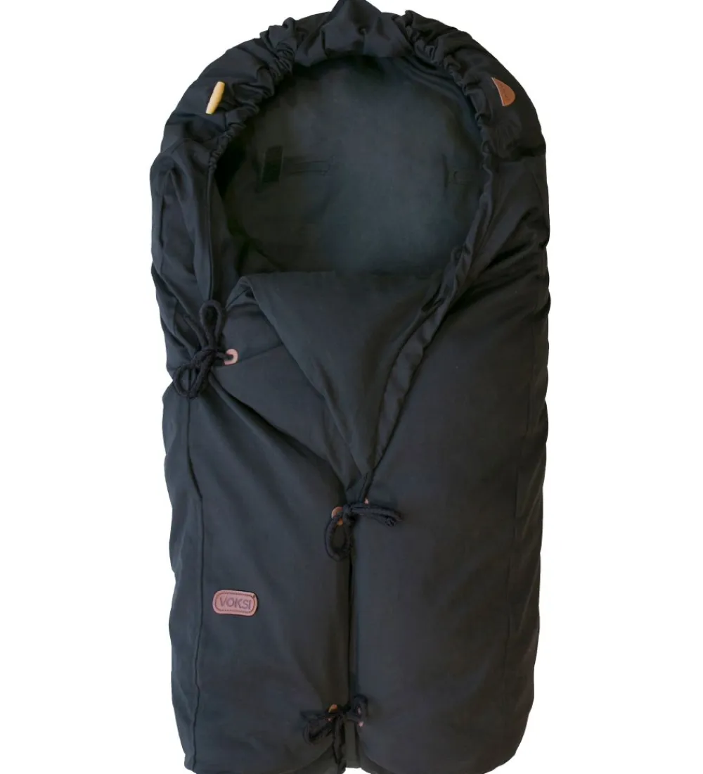 Voksi Køreposer*Kørepose - Classic+ Mini - 100 cm - Black/Black
