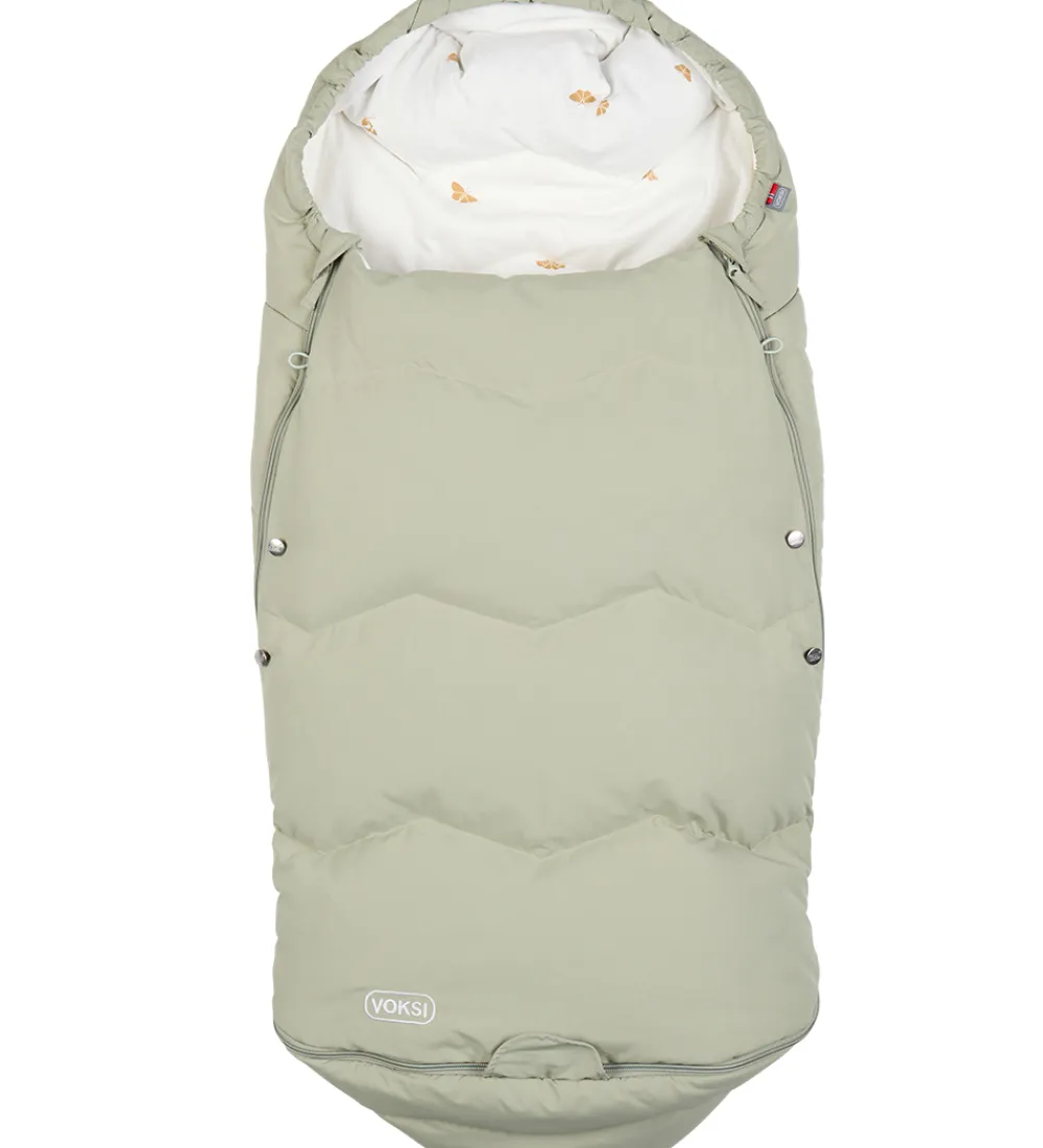 Voksi Køreposer*Kørepose - Explorer - 105 cm - Misty Green/Wings