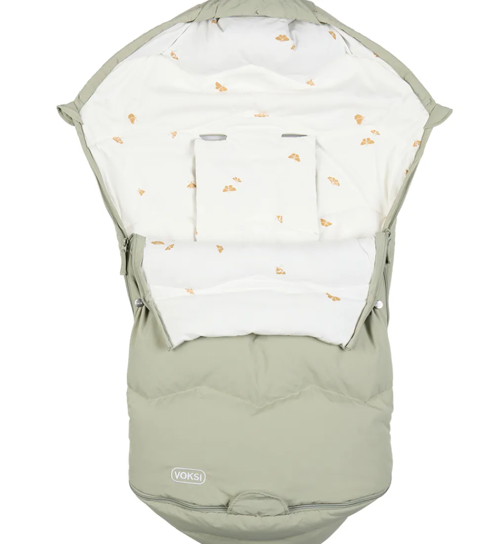 Voksi Køreposer*Kørepose - Explorer - 105 cm - Misty Green/Wings